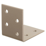 RACCORD D´ANGLE DURAVIS® 50 X 50 X 40 MM, MATÉRIAU : ACIER, GALVANISÉ SENDZIMIR, SURFACE : BEIGE NACRÉ RAL 1035