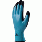 GANTS DE MANUTENTION POLYAMIDE - MAIN ENDUITE NITRILE - TAILLE 8 - DELTA PLUS