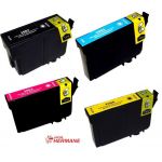PACK 4 CARTOUCHES COMPATIBLE EPSON T1001 NOIRE XXL ET COULEUR