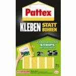 PASTILLES ADHÉSIVES POUR MONTAGE, DÉTACHABLES, JAUNE - LOT DE 4