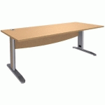 BUREAU DROIT QUATUOR PIEDS MÉTAL T.1316 - 180CM - MANUTAN EXPERT