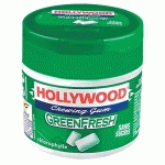 CHEWING-GUM HOLLYWOOD GREEN FRESH - 60 UNITÉS