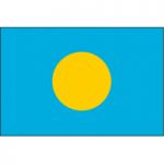DRAPEAU PALAU : DIMENSIONS - 200 X 300 CM