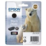 EPSON CARTOUCHE D'ENCRE OURS POLAIRE 26XL (C13T26214010) - CLARIA PREMIUM - GRANDE CAPACITÉ - COULEUR: NOIR