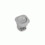 INTERRUPTEUR À ENCASTRER D21X21 - PLASTIQUE - 10 UNITÉS - GRIS EMUCA