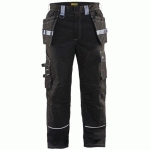 PANTALON ARTISAN RETARDANT FLAMME NOIR/GRIS TAILLE 52C - BLAKLADER