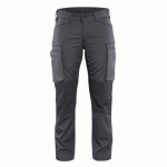 PANTALON DE TRAVAIL SERVICES STRETCH FEMME GRIS FONCÉ/NOIR TAILLE 42 - BLAKLADER