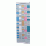 PLANNING À FICHES T INDICE 2 MULTI-USAGES 5 COLONNES NOBO