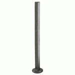POTELET INCLINABLE AMORTICHOC INOX BROSSÉ ZINC GRIS PROCITY - PROCITY