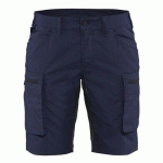 SHORT SERVICES STRETCH FEMME MARINE/NOIR TAILLE 52 - BLAKLADER