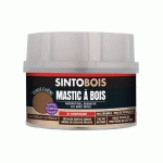 MASTIC SANS STYRÈNE SINTOBOIS ACAJOU 550G + 30G - SINTO - 33771