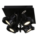 STEINHAUER SPOT POUR PLAFOND LED WESTPOINT 4 LAMPES NOIR