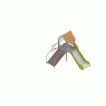 STRUCTURE FRIPOUNETTE BABY-GRIMPE - ACIER - SCELL - INOX - ORANGE/BLEU-WIKI CAT - MANUTAN COLLECTIVITÉS