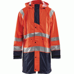 VESTE DE PLUIE HAUTE VISIBILITÉ NIVEAU 1 TAILLE XXXL - MANUTAN COLLECTIVITÉS