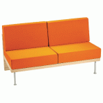 BANQUETTE 3 PLACES FAAR PVC URBAN ORANGE - MANUTAN COLLECTIVITÉS