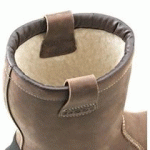 BOTTES SÉCURITÉ FOURRÉES - BERGEN - ANTI-PERFORATION - CUIR  - 42