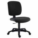 CHAISE DE BUREAU KAOLA DOSSIER BAS COLORIS NOIR - MANUTAN COLLECTIVITÉS