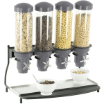 DISTRIBUTEUR DE CÉRÉALES 4 TUBES
