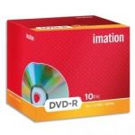 IMATION PACK DE 10 DVD-R 16X BOITIER CRISTAL +REDV