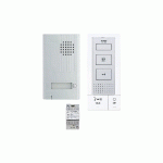 KIT PORTIER AUDIO 2 FILS INTÉGRAL MAINS LIBRES BLANC - AIPHONE - 118712