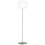 FLOS GLO-BALL FLOOR 3 LAMPE SUR PIED, ARGENT MAT