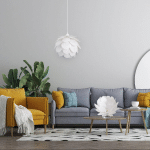 NÄVE LAMPE À POSER FORA EN FORME DE FLEUR, BLANCHE