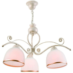 LAMKUR LIGHTING - LAMKUR RETRO PLAFONNIER SUSPENDU À BRAS MULTIPLES BLANC, 3X E27