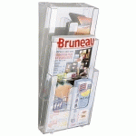 PRÉSENTOIR MURAL 3 CASES POUR FORMAT A4 TAYMAR