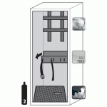 ARMOIRE BOUTEILLES DE GAZ G-ULTIMATE-90 G90.145.060.R BLANC - ASECOS