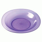 ASSIETTES CREUSES COPOLYESTER Ø 23 CM - TRANSPARENT VIOLET