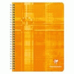 CAHIER SPIRALES CLAIREFONTAINE METRIC - 17 X 22 CM - GRANDS CARREAUX - 100 PAGES