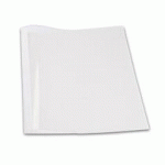 COUVERTURE DOS CARTONNÉ BLANC POUR THERMOSOUDURE 250 G - 1,5 MM - LOT DE 100