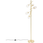 QAZQA - ELIEN - LAMPADAIRE - 5 LUMIÈRE - H 153 CM - DORÉ/LAITON - CLASSIQUE/ANTIQUE - ÉCLAIRAGE INTÉRIEUR - SALON I CHAMBRE I CUISINE I SALLE À