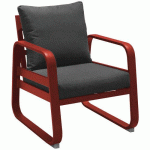 FAUTEUIL TONIO - ROUGE - PROLOISIRS