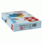 PAPIER A4 COULEURS PASTEL BLEU 80 G BRUNEAU REPROSUN - RAMETTE DE 500 FEUILLES