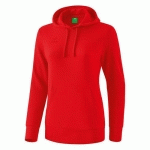 SWEAT À CAPUCHE - ERIMA - FEMME ROUGE