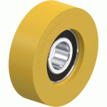 BLICKLE - GALET GUIDE Ø 75MM BANDAGE POLYURÉTHANE PU 150KG - FTH 75X23/20-14K
