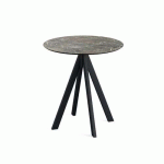 INFINITY TABLE DE BISTROT GALAXY MARBLE Ø70 CM - VEBA