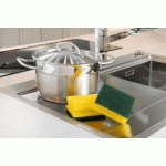 SCOTCH-BRITE EPONGE À RÉCURER CLASSIC, PAQUET DE 3 - LOT DE 8