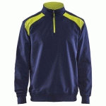 SWEAT COL CAMIONNEUR BICOLORE TAILLE XXXL - BLAKLADER