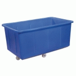 BAC CHARIOT MOBILE 625L BLEU POLYETHYLENE