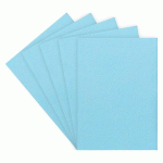 CHEMISE STANDARD 160 G 24 X 32 CM COULEUR - PAQUET DE 100 - BLEU