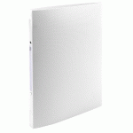 CLASSEUR 2 ANNEAUX PLASTIFIÉ EXACOMPTA OPAQUE A4 - DOS 2 CM BLANC - LOT DE 20