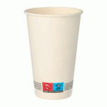 GOBELET EN CARTON WHITE - 30/34,5 CL - LOT DE 100