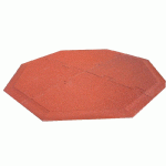 KIT DE 4 DALLES (7,45 M²) POUR JEUX SUR RESSORT COLORIS ROUGE - MANUTAN COLLECTIVITÉS