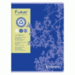LOT DE 10 - CAHIER PIQUÉ FOREVER 24X32 CM 96 PAGES GRANDS CARREAUX 70 G - ASSORTIS