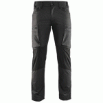 PANTALON DE TRAVAIL SERVICES STRETCH GRIS FONCÉ/NOIR TAILLE 40C - BLAKLADER