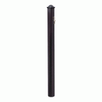 POTELET AMOVIBLE PRIMABLOC 3 CLÉS ID.AGORA - ZINC NOIR 9005 - PROCITY