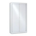 ARMOIRES À RIDEAUX ECO-CONÇUE CLASSIQUES BLANC H 198 X L100