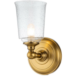 FEISS - LAMPE DE SALLE DE BAIN MON IMMENSE LAC G9 LED 3,5 W IP44 EN ACIER EN VERRE TRANSPARENT BRÜNIERT L: 15,2 CM B: 13,3 CM Ø13.3 CM
